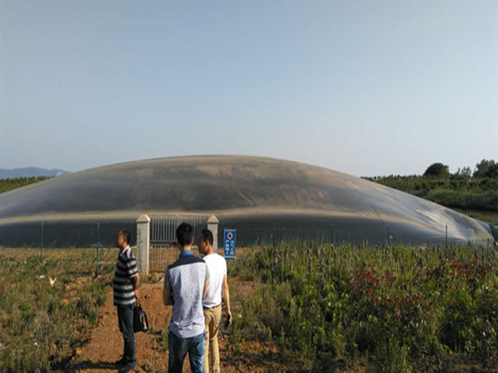 養豬場黑膜沼氣池防滲工程